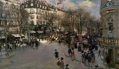 Der Boulevard des Italieners, ca. 1900 von Jean Francois Raffaelli